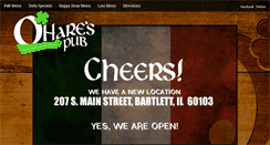Desktop Screenshot of oharespub.com